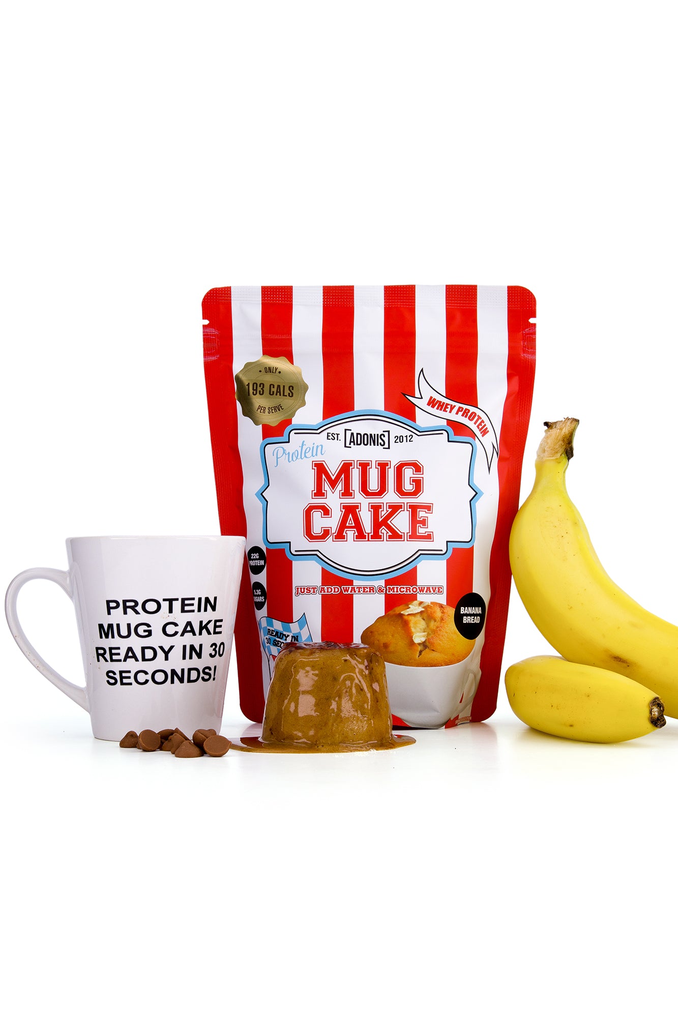 PROTEIN MUG CAKE (Whey Protein) – Banana Bread 400g