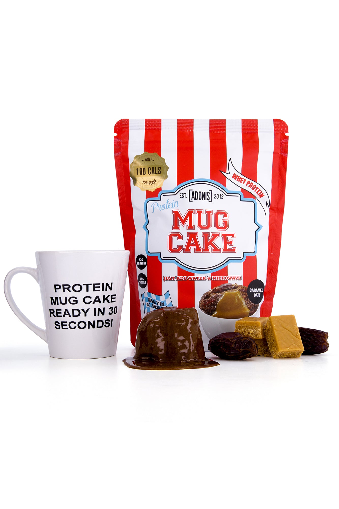 PROTEIN MUG CAKE (Whey Protein) – Caramel Date 400g