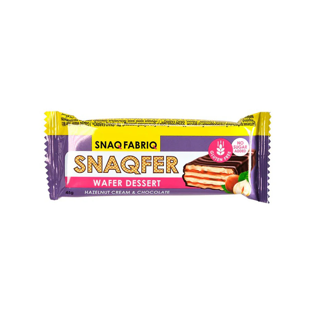 SNAQ FABRIQ - Snaqfer Wafer Dessert  Vanilla Cream & Chocolate 45g