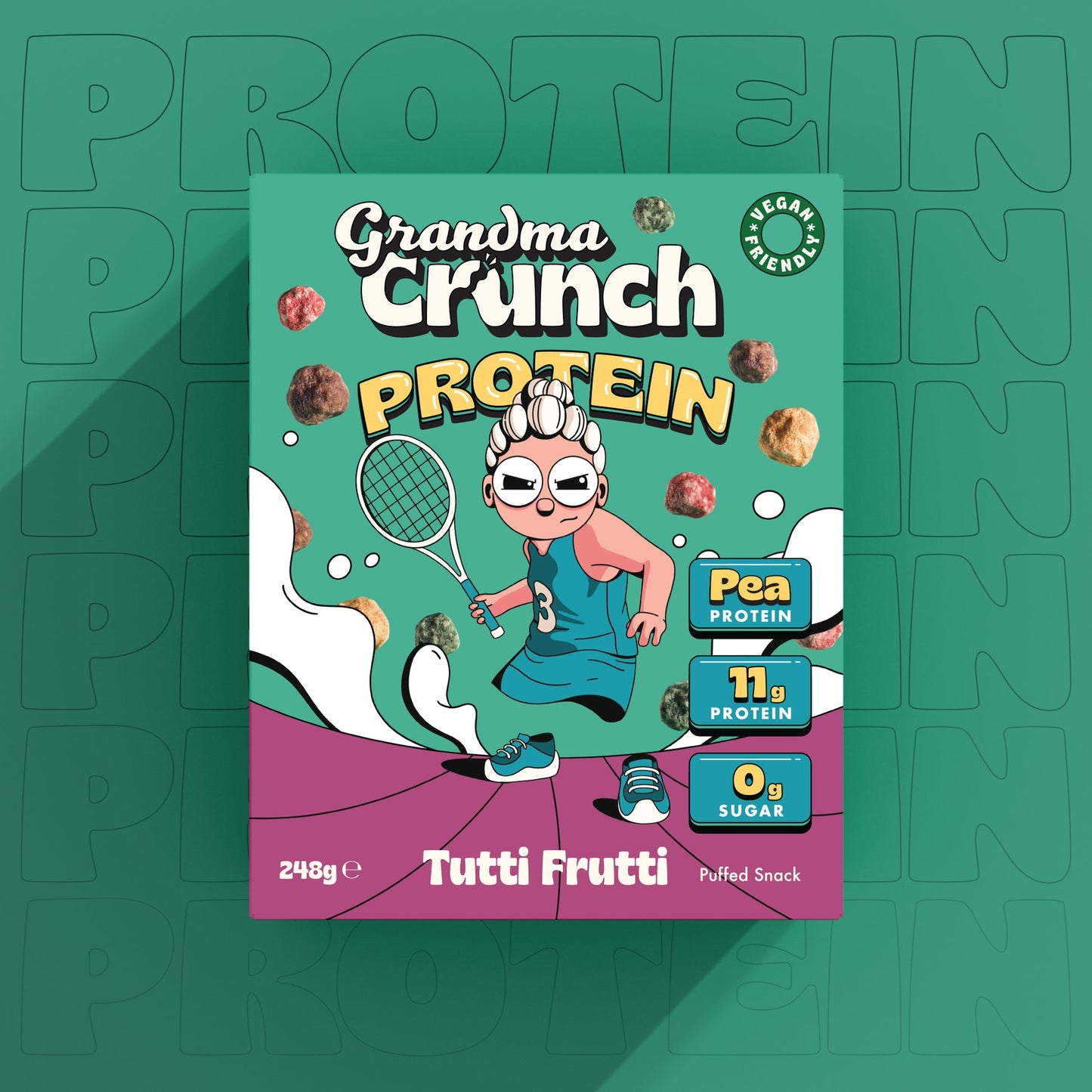 Grandma Crunch Protein - Tutti Frutti flavor