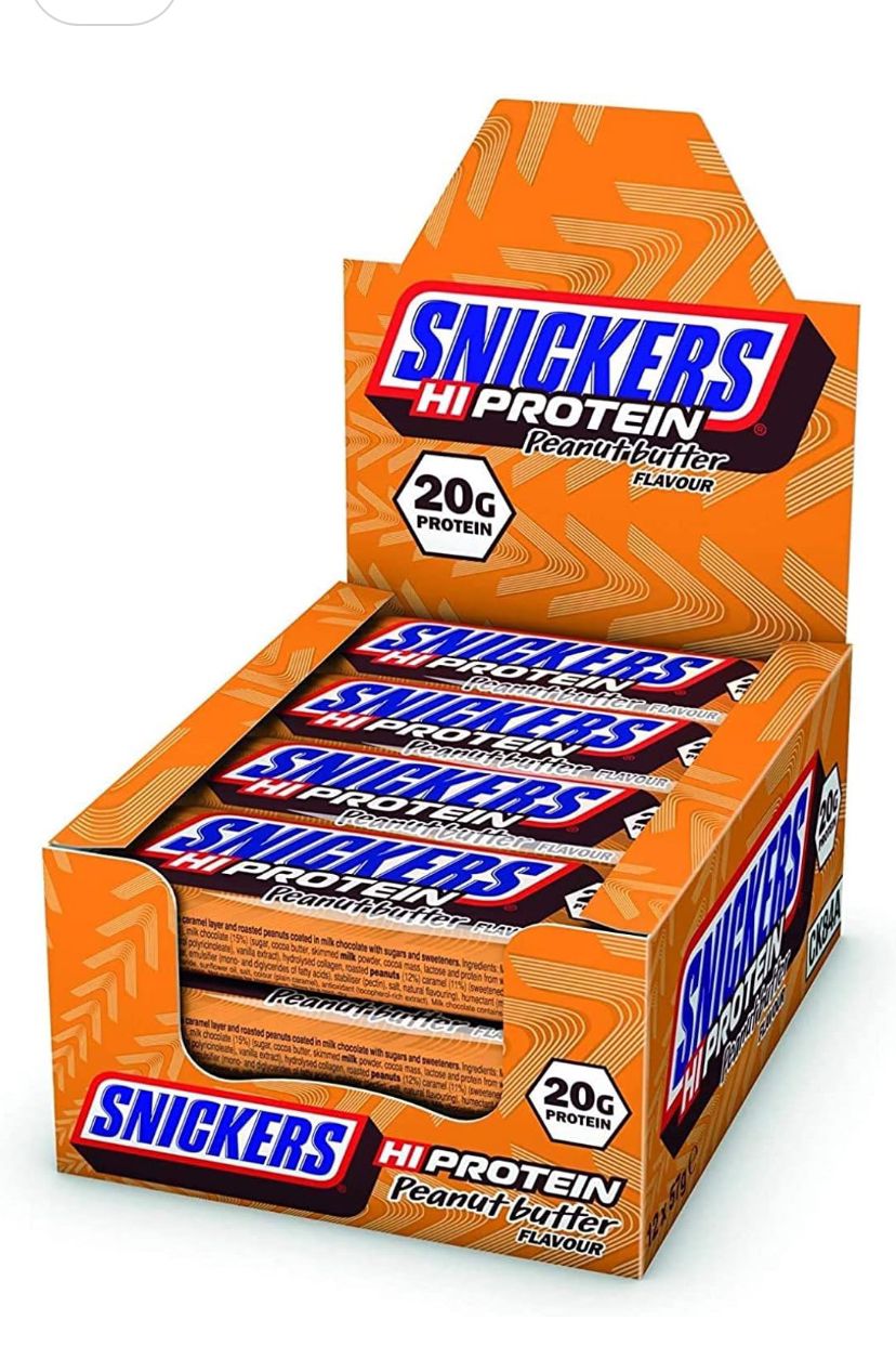 Snickers Low Sugar Snickers Hi-Protein Bar 12x57g