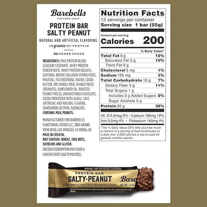 Barebells Protein Bar Salty Peanuts 55 g