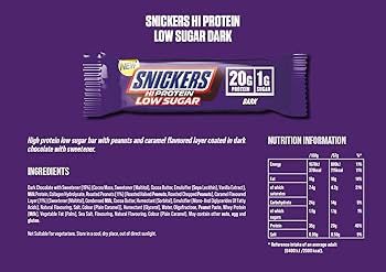 Snickers Low Sugar Snickers Hi-Protein Bar 12x57g