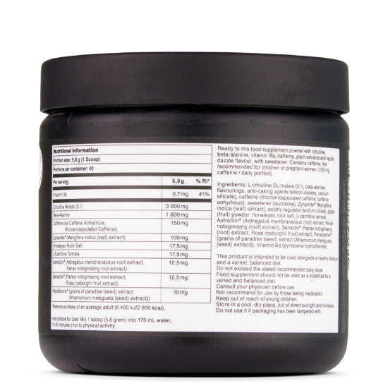 Bucked Up - LFG - Burn Pre-Workout tropical  40 serving new