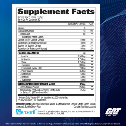 GAT Flexx EAAs + Hydration - Fruit punch