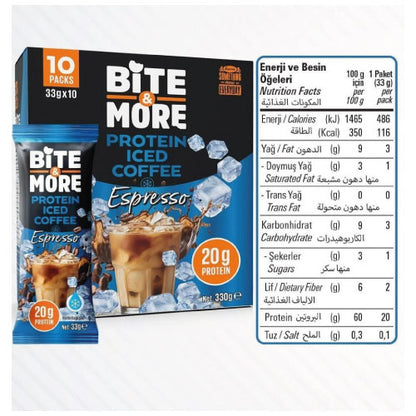 Bite & More Protein Iced Coffee - espresso