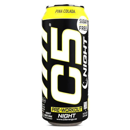 C5 Night Pre-workout Athletes Drink, Energy Flavour, 473 Ml