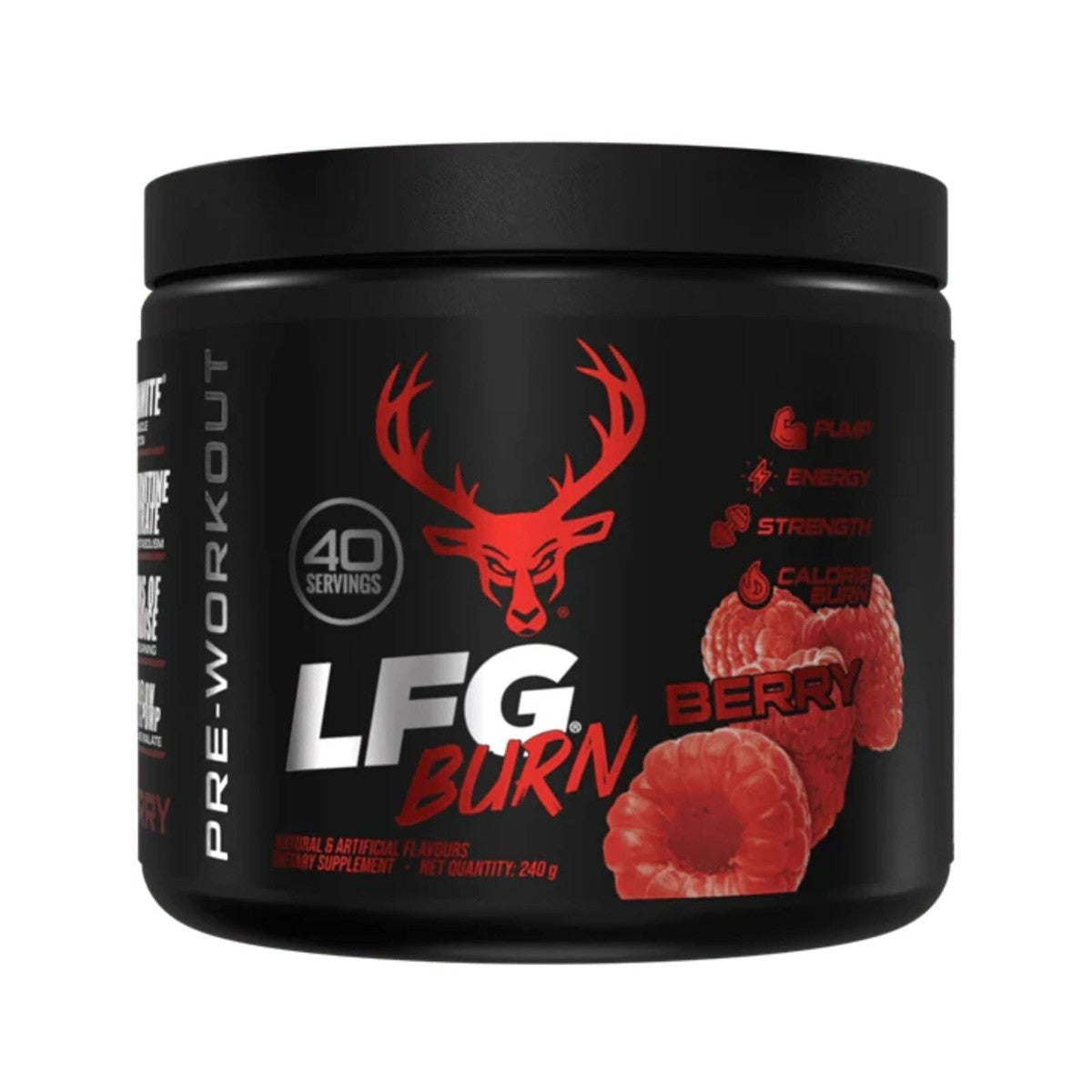 Bucked Up - LFG - Burn Pre-Workout tropical  40 serving new