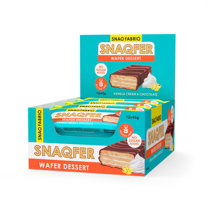 SNAQ FABRIQ - Snaqfer Wafer Dessert Hazelnut Cream & Chocolate 45g