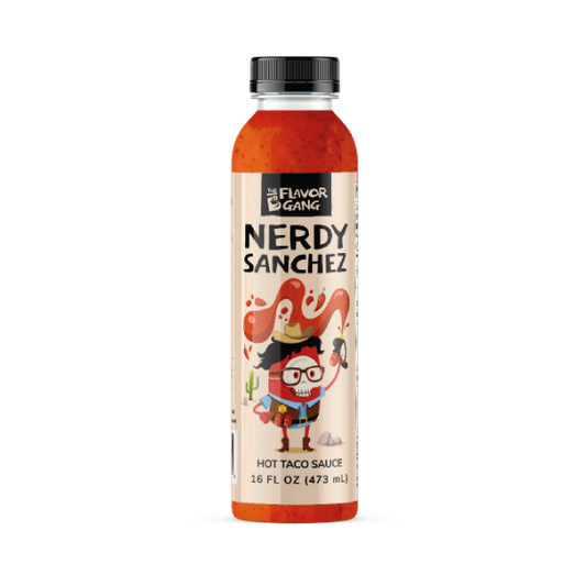 The Flavor GanG - NERDY SANCHEZ Hot Taco sauce